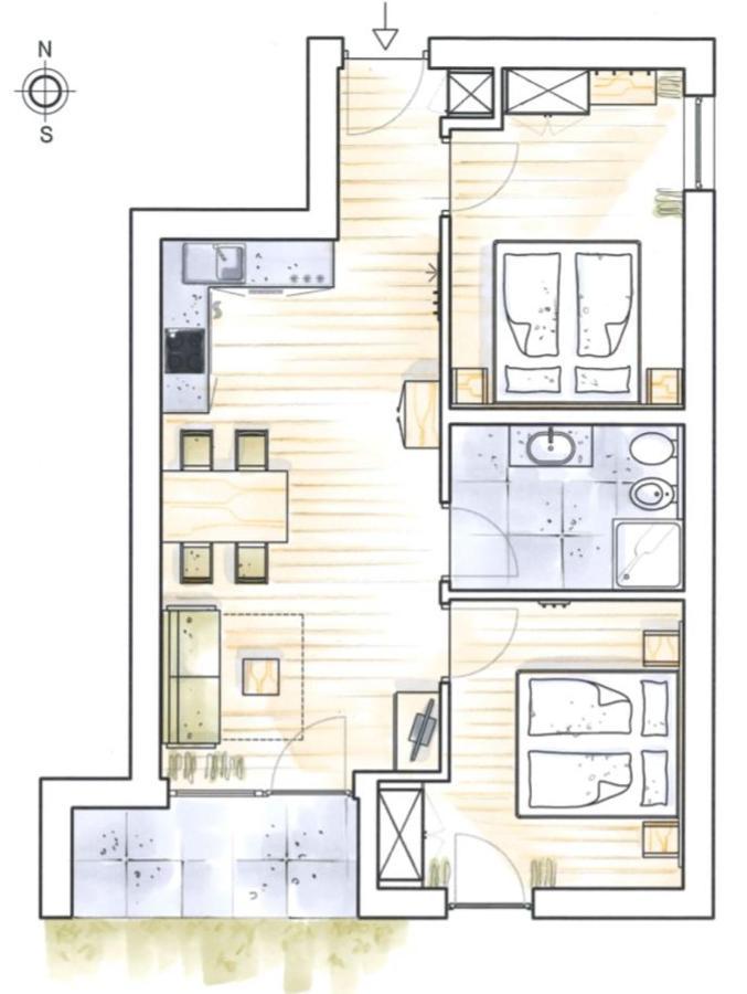 Ariala Apartments Falzes Eksteriør billede
